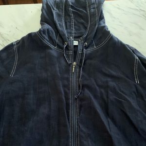 Women’s linen lightweight jacket with hood